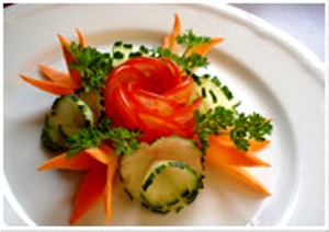 Carrot Leaves Garnish